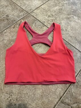 Lululemon Pink Racerback Crop Bralette